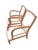 1980s French Art Deco Style Beech Armchair Frames by Maître Artisan Michel Postaire, 1980, Set of 2 For Sale - Image 5 of 6