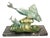 Bronze and Marble Fish Sculpture, France, 1950s For Sale