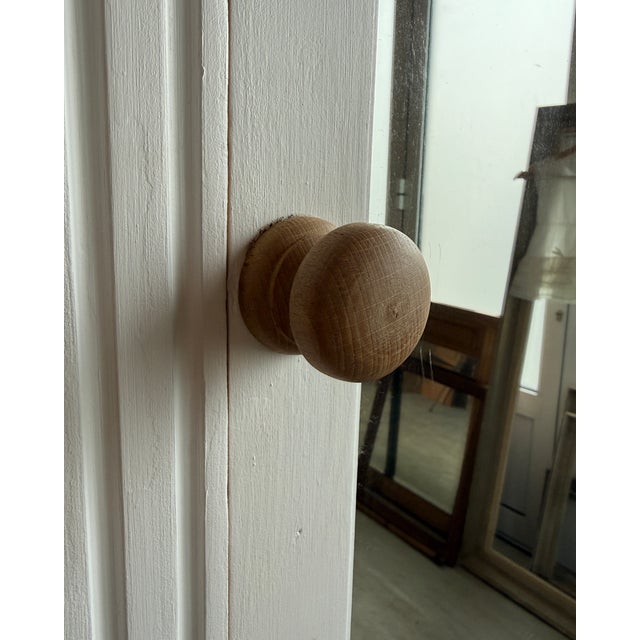 Antique White Mirrored Wardrobe, 1890s For Sale - Image 10 of 13