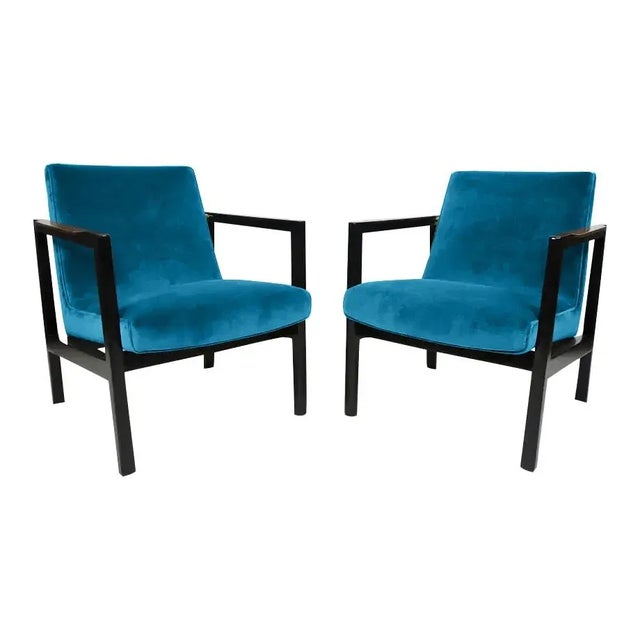 Modern Medellin Mid-Century Style Lounge Chairs - a Pair For Sale In San Diego - Image 6 of 6