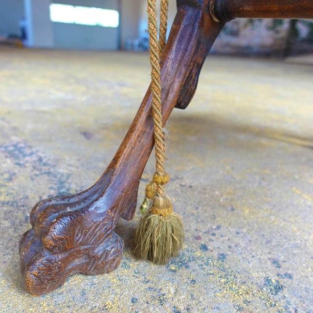 Late 19th Century 19th Century Italian Renaissance Revival Savonarola Stool For Sale - Image 5 of 5