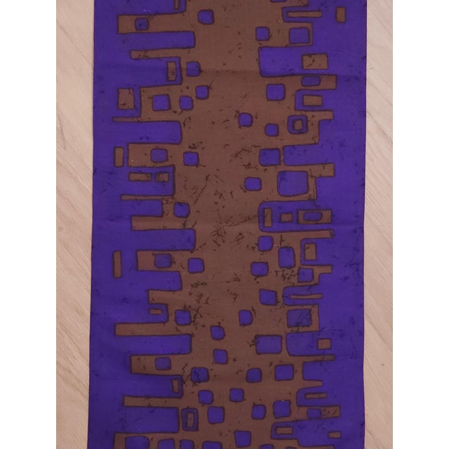 Mid-Century Modern Mid-Century German Pop Art Screen-Printed Wall Hanging by Traute Sänger, 1970s For Sale - Image 3 of 4