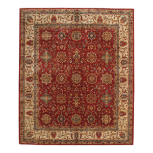 Vintage Hand-Knotted Lahore Rug 8'2" X 9'9"