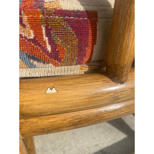 McGuire Vintage Rattan Dining Chairs, Set of 8 Armchairs For Sale - Image 17 of 17