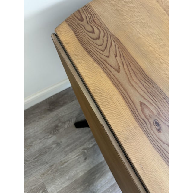 Ercol Round Drop Leaf Dining Table by Lucian Ercolani for Ercol, 1980s For Sale - Image 4 of 16