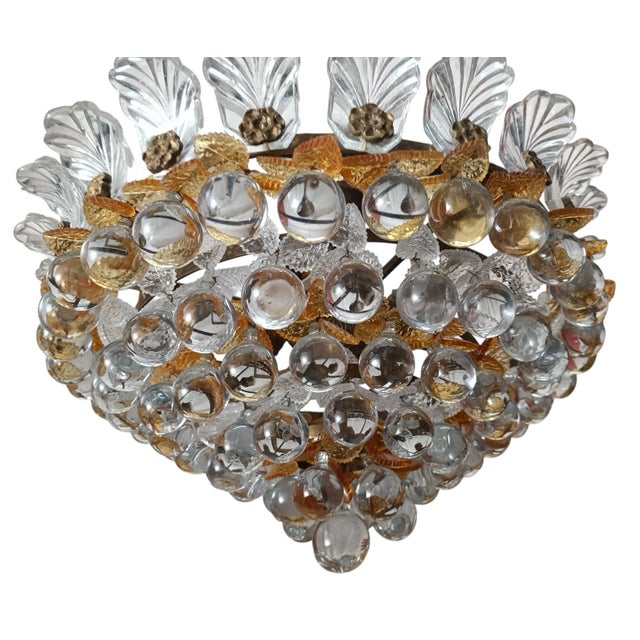 Large Chandelier in Murano Glass For Sale - Image 5 of 7