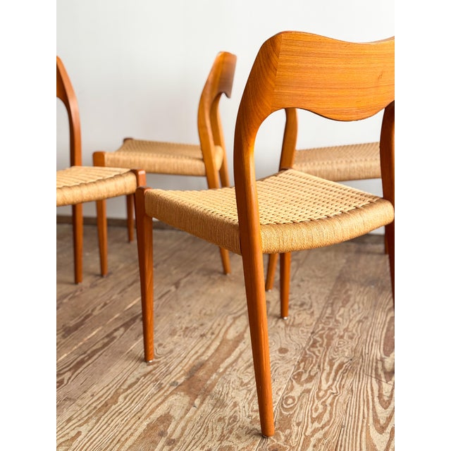 Dining Room Chairs by Niels O. Møller for J.L. Mollers, Set of 6 For Sale - Image 11 of 18
