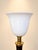Art Deco Mazda Table Lamp in Faux Wood and Brass, 1930s For Sale - Image 4 of 6