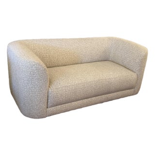 Crate & Barrel Contour Collection Apartment Sofa, Oat For Sale