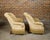 Cream Pair of French 1920s Fauteuils Crapaud with Cream Upholstery, on Casters For Sale - Image 8 of 12