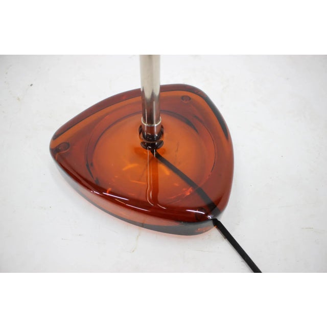 Paper Floor Lamp by Carl Fagerlund for Orrefors, 1960s, Sweden For Sale - Image 7 of 8