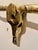 Brass Longhorn Skull Wall Sculpture, Hollywood Regency Style, 1960s For Sale - Image 10 of 11