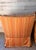 Orange Vintage Mid Century Modern Stripe Arm Chairs For Sale - Image 8 of 9