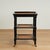 Pair of Vintage British Colonial Style Faux Bamboo Three Tiered Caned Stands For Sale - Image 11 of 17