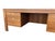 Mid-Century Modern Teak Executive Desk – Danish Style Double Pedestal Desk With Brass Pulls For Sale - Image 17 of 17