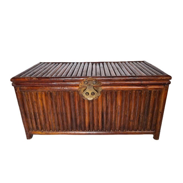Mid-Century Bamboo Chest, 1960s For Sale - Image 13 of 13