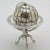 Vintage Italian Handmade Silver Spinning Globe Miniature, Tuscany, Arezzo, Italy, 1980s For Sale - Image 6 of 13
