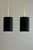 Contemporary Cylinder Pendant Lamps by Eila & John Meiling for Louis Poulsen, Denmark, 1960s, Set of 2 For Sale - Image 3 of 12