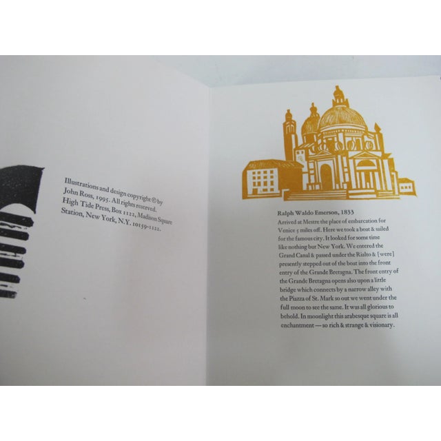 John Ross Signed Inscribed Venice Saved From the Sea Prints Book For Sale - Image 4 of 10
