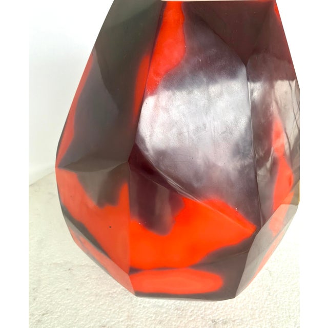 Currey & Company Currey & Company Modern Faceted Geometric Akaka Vase For Sale - Image 4 of 5