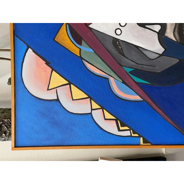 Don Bailey “Waiting for a Crow Bullet” Painting 1990 For Sale - Image 12 of 13