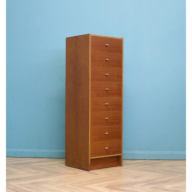 Mid-Century Teak Chest of Drawers from SM Quality, 1970s For Sale - Image 9 of 9