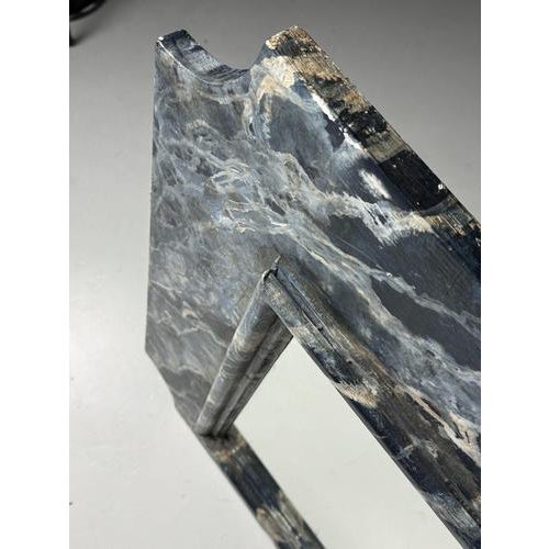 Faux Marble Painted Mirror, 1890s For Sale - Image 11 of 14