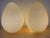 Modern 1980s Monumental Vetri Murano Spiral Ribbed Egg Lamps, Italy - a Pair For Sale - Image 3 of 17