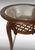 Brown Mid 20th Century Paolo Buffa Style Art Deco Italian Walnut Side Table With Beveled Glass Top For Sale - Image 8 of 18