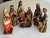 Vintage Nativity Set hand-made of paper mache by the artist, Martin Renteria known for his Mexican folk art craft in the...