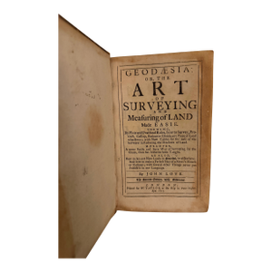 1715 Very Rare Antique Second Edition of John Love’s “Geodaesia: The Art of Surveying and Measuring”