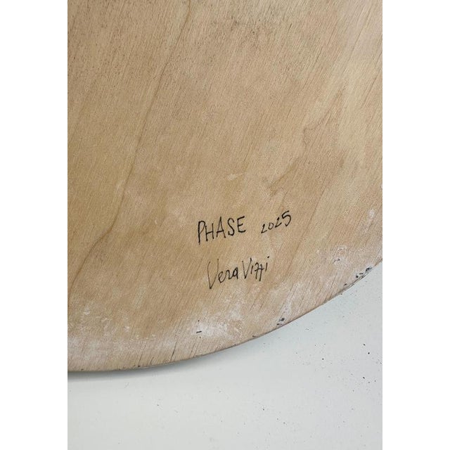 Vera Vizzi, Phase Wall Sculpture with Lunar Texture, 2025, Mixed Media For Sale - Image 8 of 9