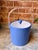 Mid-Century Modern Vintage Mid Century Blue Ice Bucket With Lucite Handle For Sale - Image 3 of 5