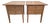 Hunt Country Furniture Oak 2-Drawer End Tables - A Pair For Sale