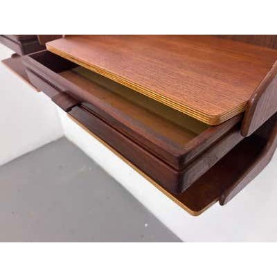 Danish Teak Nightstands in Hans J. Wegner Style, Mid-Century 1958, Pair For Sale In Philadelphia - Image 6 of 17