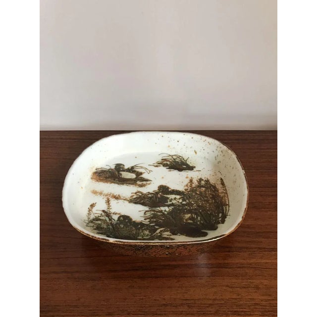 Ceramic Scandinavian Ceramic Tray by Nils Thorsson for Royal Copenhagen, 1960s For Sale - Image 7 of 7