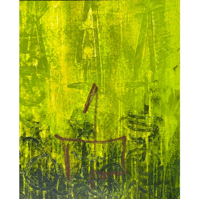 Luis Kaiulani Abstract Painting on Canvas Titled Genesis 1361 For Sale - Image 4 of 8