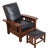 Stickley Mission Oak Morris Chair & Matching Ottoman For Sale