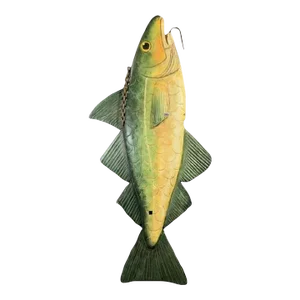 Six Foot Carved Fish From England