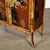 Wood Art Deco Bamboo & Cubist Red & Black Geometric Detailed Gilt Chinoiserie Cabinet For Sale - Image 7 of 18
