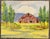 1949 Yakima WA farm landscape with a large barn by Northwest artist GE Matthews. Signed, location and date lower left....