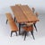 Pirkka dining set by ilmari tapiovaara for asko and laukaan puu, rare first edition from 1955. Complete set with large...