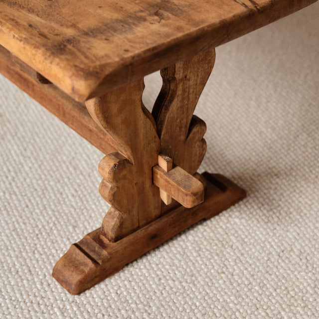 Early 20th Century Early 20th Century French Oak Coffee Table For Sale - Image 5 of 5