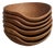 Mid-Century Teak Bowls by Esa, Set of 6 For Sale