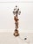 Wood Carved and Gilded Wooden Torch-Style Floor Lamp, 1970 For Sale - Image 7 of 12
