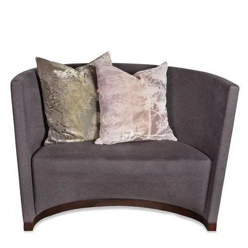 Holly Hunt Curved Back Loveseat (Two Available) For Sale - Image 10 of 13