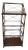 Vintage Iron & Glass Étagère Display Shelf For Sale