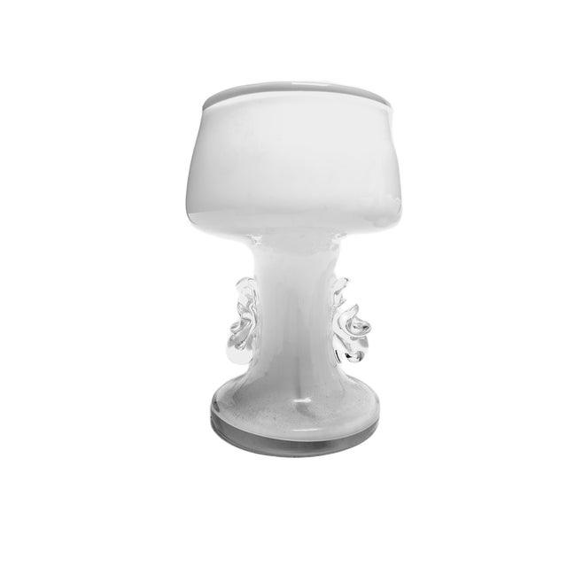 Vintage Polish Glass Vase from HSG Tarnowiec, 1970s, in Very Good conditions. Designed 1970 to 1979 I have official proof...