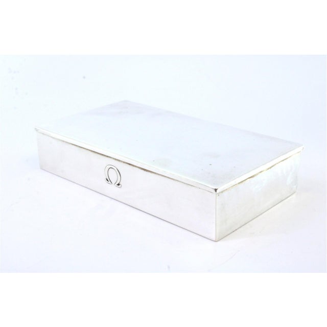 Plain Silver Tobacco Box For Sale - Image 4 of 8