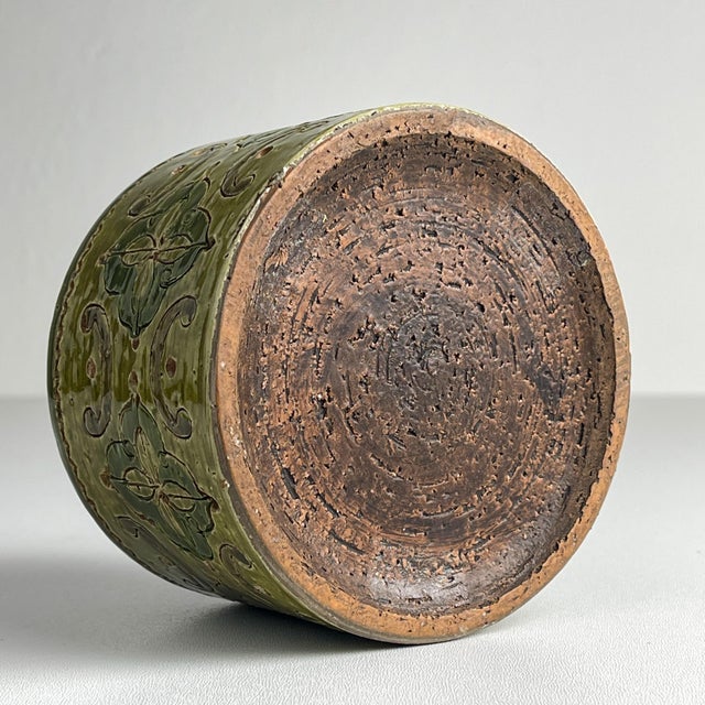 1970s Vintage Small Ceramic Vase from Aldo Londi for Bitossi, Italy, 1970s For Sale - Image 5 of 13